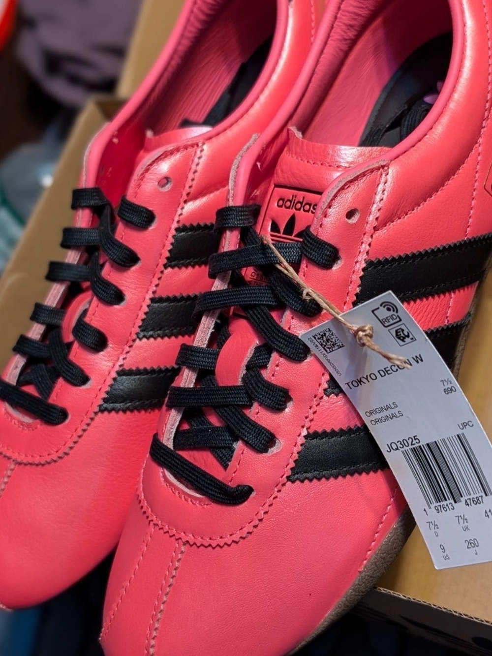 adidas Tokyo's Lucid Pink and Black Women's Sneakers